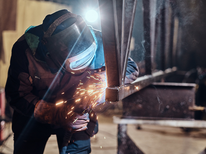 Machinary welding